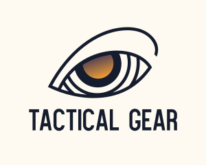 Tactical - Gold Eye Lens Accuracy logo design