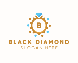 Diamond Jewelry Ring logo design