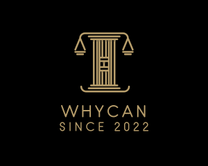 Legislative - Colum Law Scale logo design