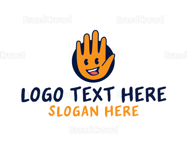Happy Clean Hand Logo