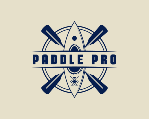 Paddle - Kayak Boat Canoe logo design