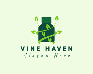 Natural Medicine Bottle  logo design