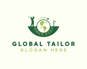 Global Golf Competition logo design