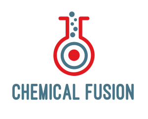 Chemistry - Target Test Tube logo design