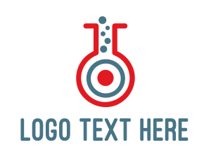 Target - Target Test Tube logo design