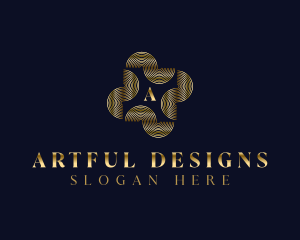 Premium Luxury Textile logo design