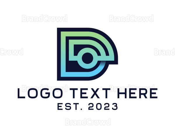 Tech Startup Letter D Logo