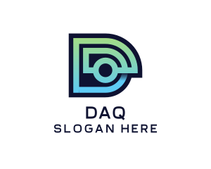 Tech Startup Letter D  Logo