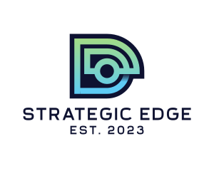 Online - Tech Startup Letter D logo design
