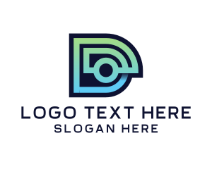 Tech Startup Letter D  Logo