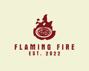 Flaming - Flaming Hot Pizza logo design