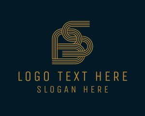 Letter Hi - Modern Professional Business Letter BS logo design