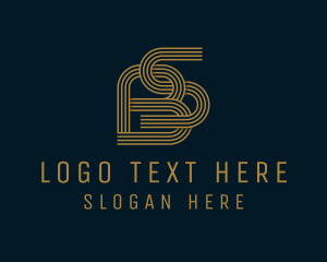 Letter Lr - Modern Professional Business Letter BS logo design