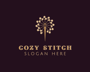 Stitching Needle Tailoring logo design