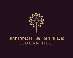 Stitching Needle Tailoring logo design