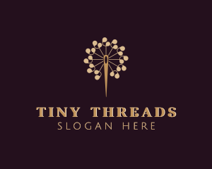 Stitching Needle Tailoring logo design