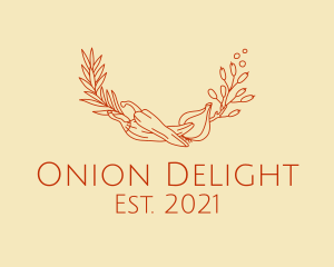 Onion - Pepper Onion Spices logo design