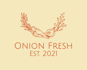 Onion - Pepper Onion Spices logo design