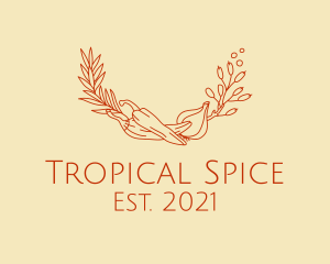 Pepper Onion Spices  logo design