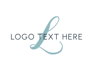 Beautician - Script Lettermark Monogram logo design