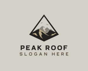 Peak Mountain Summit logo design