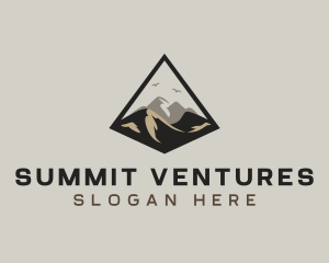 Peak Mountain Summit logo design