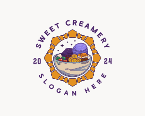 Filipino Sweet Ice Dessert logo design