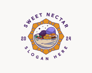 Filipino Sweet Ice Dessert logo design