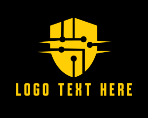 Shield - Technology Security Shield logo design