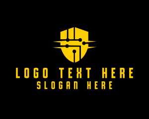 Technology Security Shield Logo