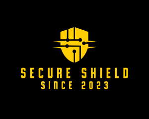 Antivirus - Technology Security Shield logo design