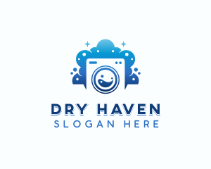 Washing Machine Laundry logo design