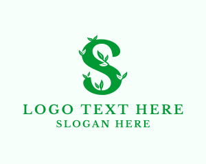 Plant Letter S Logo