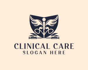 Caduceus Medical Wellness logo design