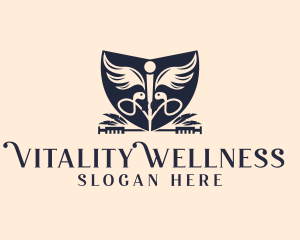 Caduceus Medical Wellness logo design