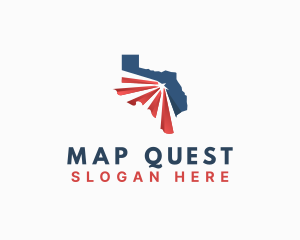 Texas USA Map logo design