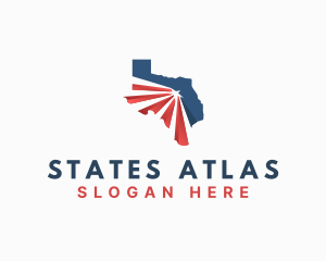 Texas USA Map logo design