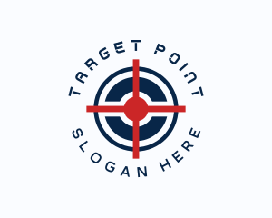 Aim - Target Shooting Accuracy logo design