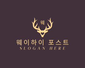 Wildlife Antler Horn logo design