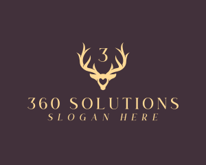 Wildlife Antler Horn logo design