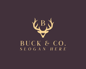 Wildlife Antler Horn logo design