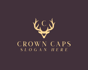 Headgear - Wildlife Antler Horn logo design