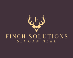 Wildlife Antler Horn logo design