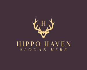 Wildlife Antler Horn logo design