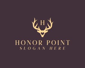 Wildlife Antler Horn logo design