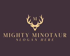 Wildlife Antler Horn logo design