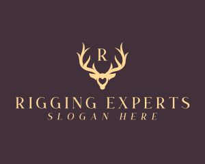 Wildlife Antler Horn logo design