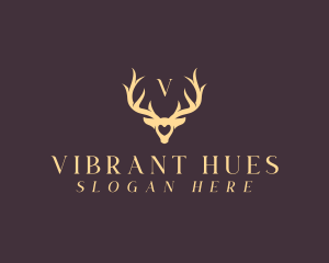 Wildlife Antler Horn logo design