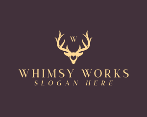 Wildlife Antler Horn logo design