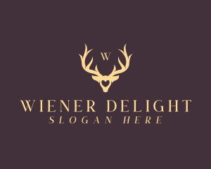 Wildlife Antler Horn logo design